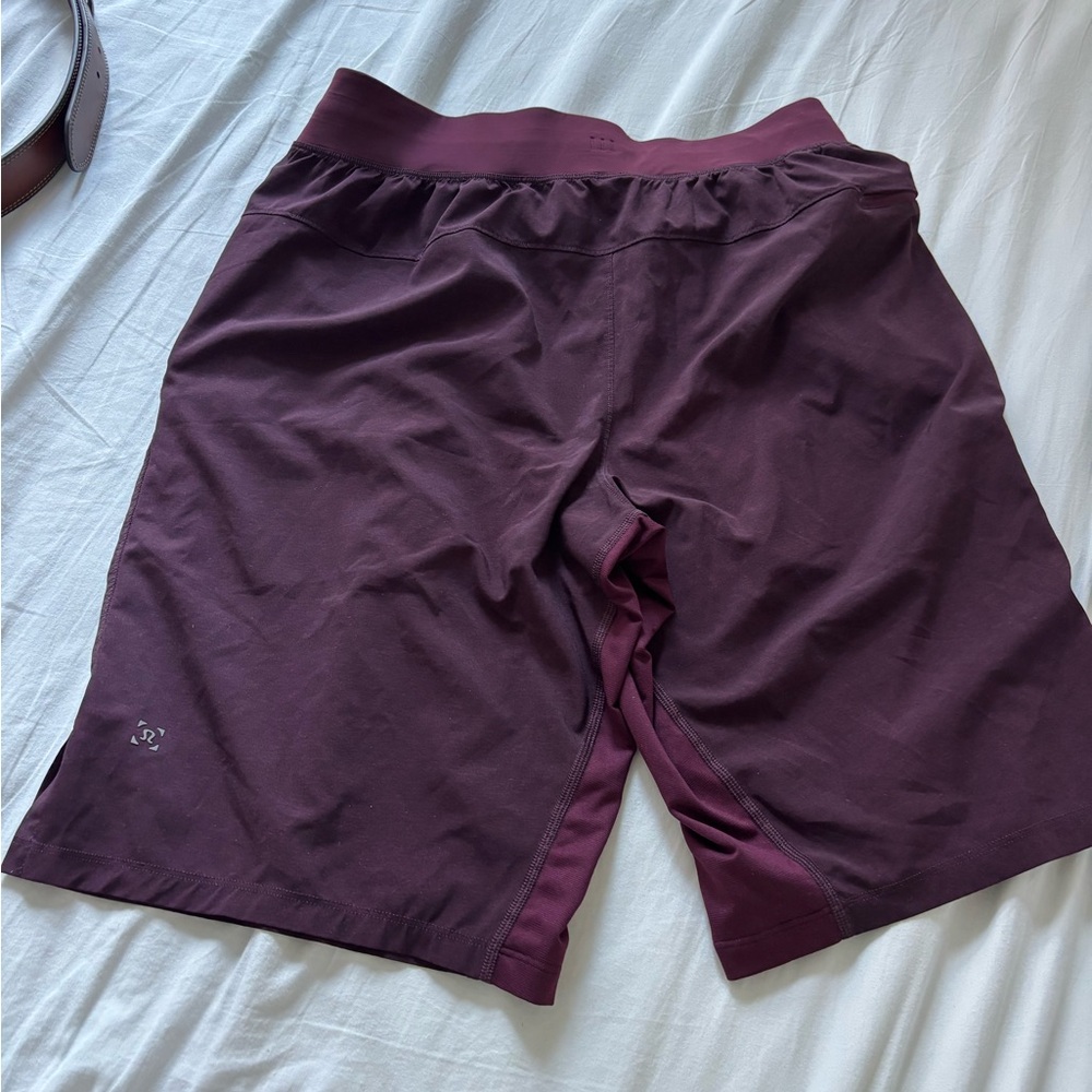 Lululemon Maroon Athletic Shorts